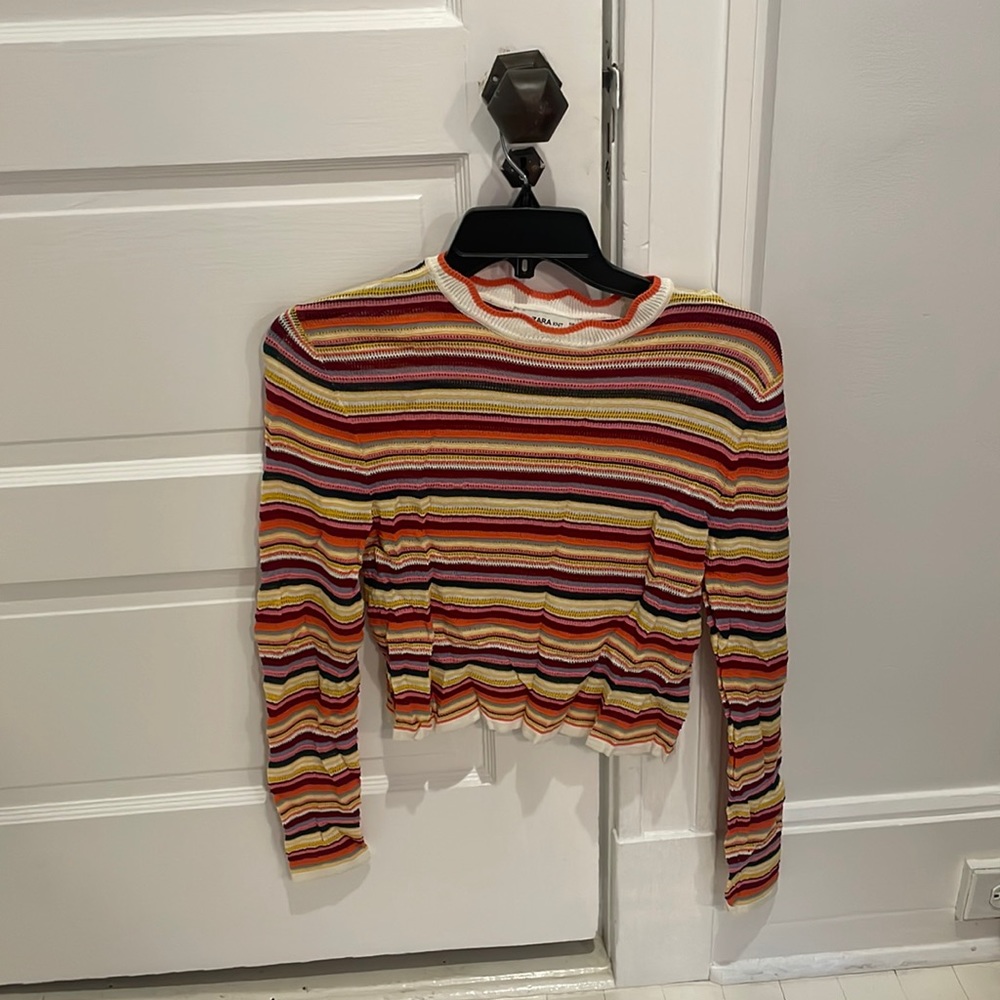 Zara Striped Top Size M